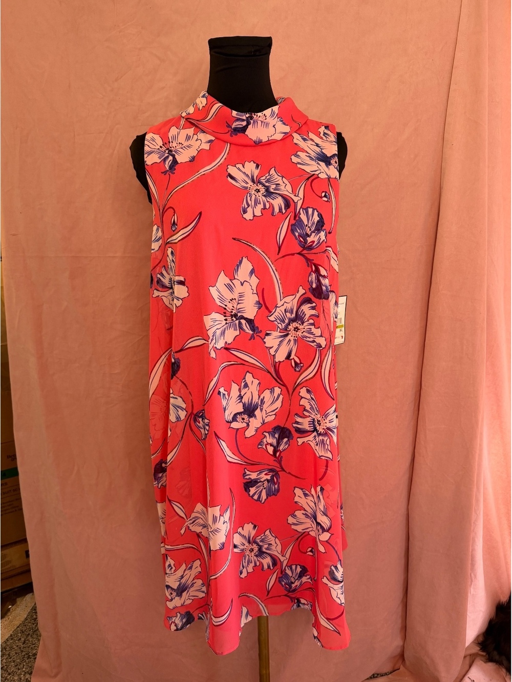 Jessica Howard Petite Floral Sleeveless Dress 14P